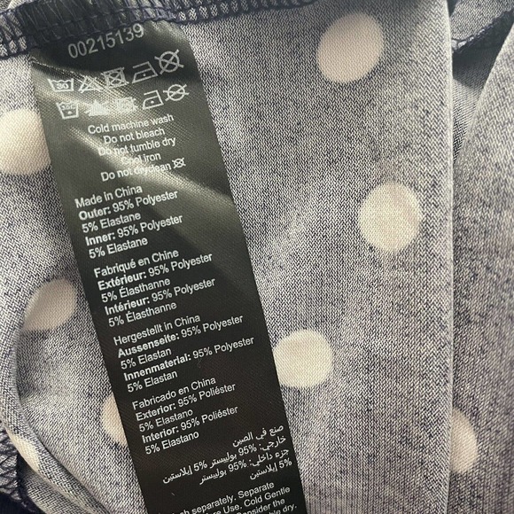 NWT Womens Plus Size 30/32 Evans 4X Blue Isabelle Layered Tunic‎ Top Blouse - Picture 5 of 16